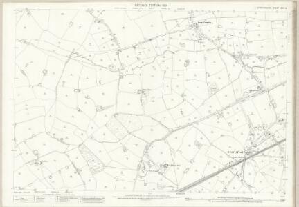 Staffordshire XXXVI.16 (includes: Gnosall; Haughton; Ranton; Seighford) - 25 Inch Map