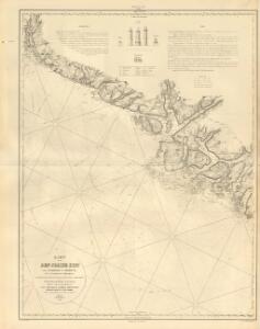 Museumskart 217-27: Kart over Den Norske Kyst fra Lindesnæs til Ekersund