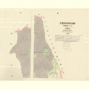 Ebersdorf (Ebralecz) - c2459-1-002 - Kaiserpflichtexemplar der Landkarten des stabilen Katasters