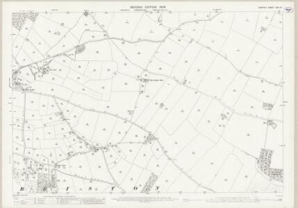 Norfolk XVIII.13 (includes: Briston; Edgefield; Stody) - 25 Inch Map