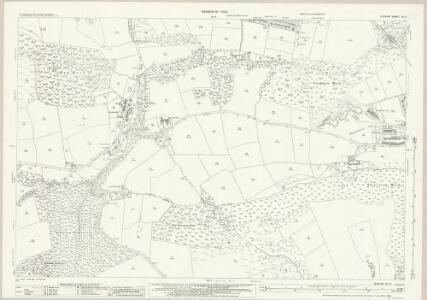 Durham XIX.3 (includes: Edmondsley; Lanchester; Langley; Sacriston; Witton Gilbert) - 25 Inch Map