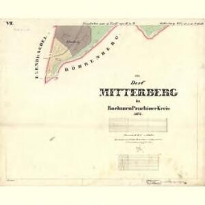 Mitterberg - c6304-2-009 - Kaiserpflichtexemplar der Landkarten des stabilen Katasters