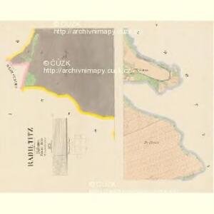 Radietitz - c6338-1-001 - Kaiserpflichtexemplar der Landkarten des stabilen Katasters
