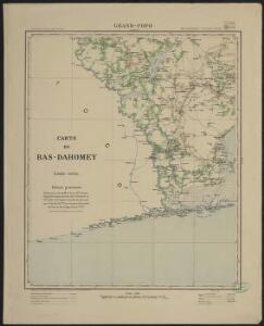 Carte du Bas-Dahomey. Grand-Popo