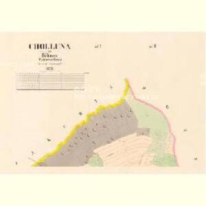 Cholluna - c2562-1-002 - Kaiserpflichtexemplar der Landkarten des stabilen Katasters
