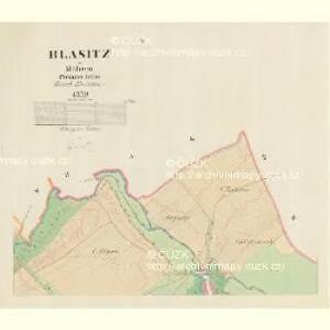 Blasitz - m0110-1-002 - Kaiserpflichtexemplar der Landkarten des stabilen Katasters