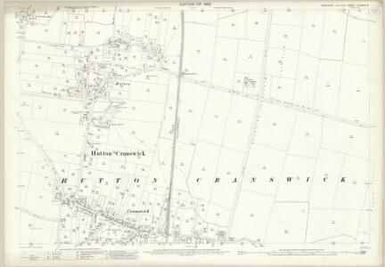 Yorkshire CLXXVIII.8 (includes: Hutton Cranswick; Skerne) - 25 Inch Map