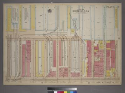 Plate 18, Part of Sections 3&4: [Bounded by (Hudson River Docks) Twelfth Avenue, W. 41st Street, Eleventh Avenue and W. 32nd Street.]