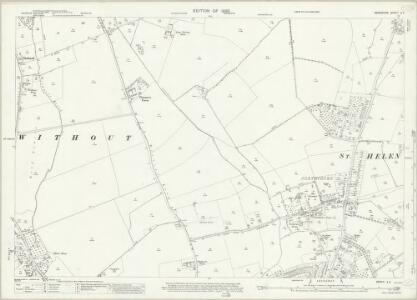 Berkshire X.2 (includes: Abingdon; Abingdon St Helen Without; Radley; Sunningwell; Wootton) - 25 Inch Map