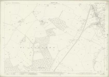 Hertfordshire XXXIX.3 (includes: St Albans; St Stephen) - 25 Inch Map