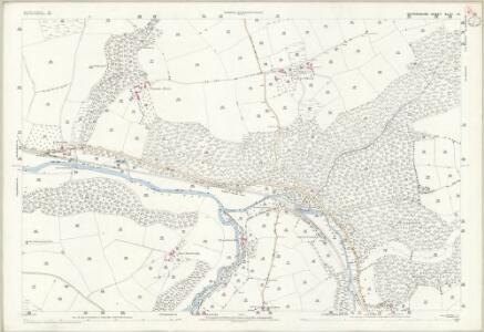 Devon XLIII.13 (includes: Chawleigh; Coldridge; Lapford; Nymet Rowland) - 25 Inch Map