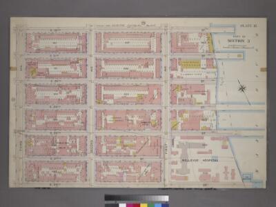 Plate 12, Part of Section 3: [Bounded by E. 32nd Street, (East River Piers) First Avenue, E. 26th Street and Third Avenue.]