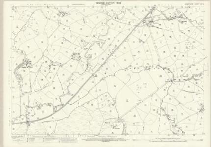 Radnorshire XVI.16 (includes: Llanbadarn Fawr; Llanddewi Ystradenni; Llandeglau; Llanfihangel Rhydieithon) - 25 Inch Map
