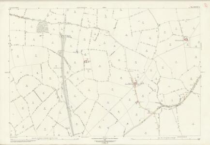 Leicestershire XXXIX.11 (includes: Allexton; East Norton; Hallaton; Horninghold) - 25 Inch Map