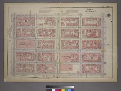 Plate 22, Part of Section 3: [Bounded by (E. 37th Street, Third Avenue, E. 32nd Street and Fifth Avenue.]