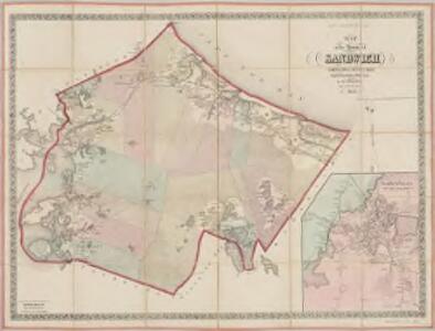 Map of the town of Sandwich, Barnstable County, Mass. : surveyed by order of the town