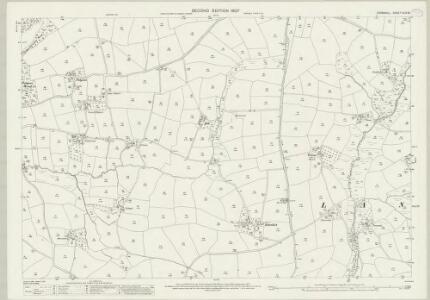 Cornwall XLIII.6 (includes: Boconnoc; Lanreath; St Veep) - 25 Inch Map
