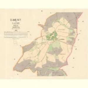 Zakrawy - c9098-1-002 - Kaiserpflichtexemplar der Landkarten des stabilen Katasters