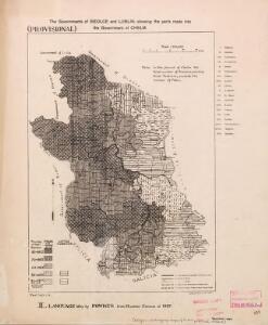 Religion and language maps of Lublin province, Poland no.02