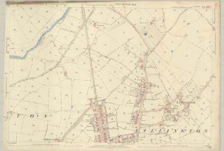 Warwickshire XXXIII.7 (includes: Blackdown; Cubbington; Leamington; Leek Wootton; Old Milverton) - 25 Inch Map