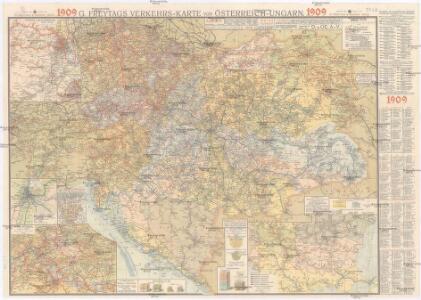 G. Freytags Verkehrs-Karte von Österreich-Ungarn