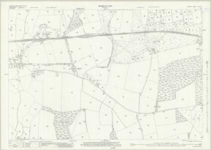 Surrey XXIII.14 (includes: Ash and Normandy; Compton; Wanborough; Worplesdon) - 25 Inch Map