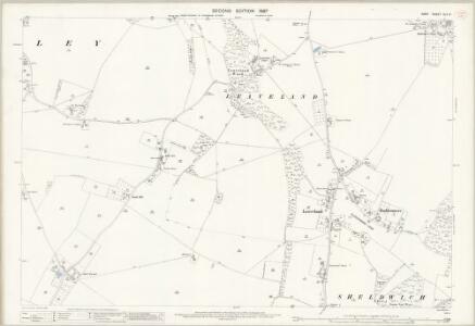 Kent XLV.9 (includes: Badlesmere; Leaveland; Throwley) - 25 Inch Map