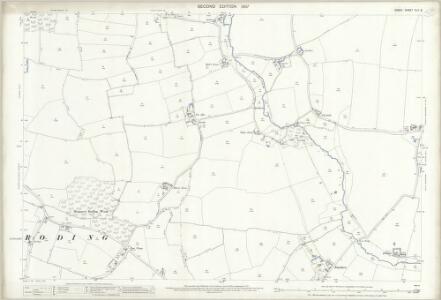 Essex (1st Ed/Rev 1862-96) XLII.8 (includes: Good Easter; High Easter; Margaret Roding) - 25 Inch Map