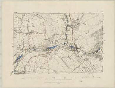 Derbyshire V.SW - OS Six-Inch Map