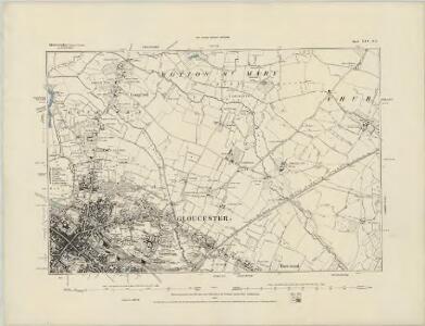 Gloucestershire XXV.SW - OS Six-Inch Map