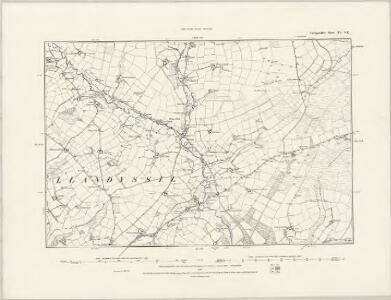 Cardiganshire XL.SE - OS Six-Inch Map