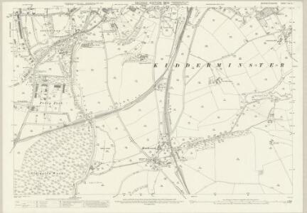 Worcestershire XIV.3 (includes: Kidderminster Borough; Stone) - 25 Inch Map
