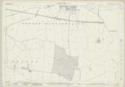Buckinghamshire V.4 & VI.1 (includes: Clifton Reynes; Newton Blossomville; Turvey) - 25 Inch Map