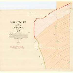 Witkowitz - m3418-1-001 - Kaiserpflichtexemplar der Landkarten des stabilen Katasters