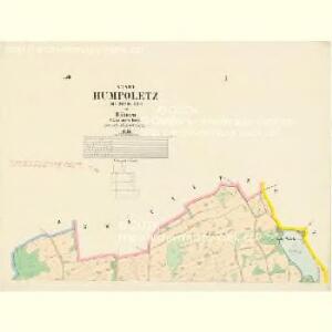 Humpoletz (Humpolec) - c2420-1-001 - Kaiserpflichtexemplar der Landkarten des stabilen Katasters