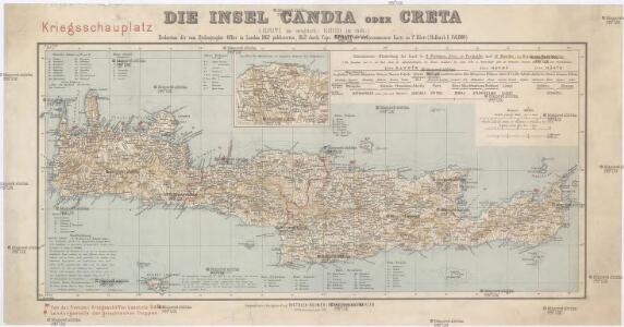 Die Insel Candia oder Creta