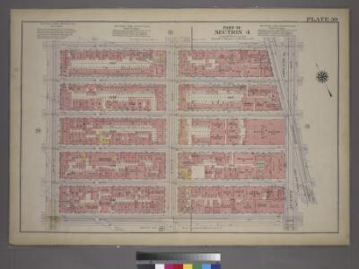 Plate 30, Part of Section 4: [Bounded by W. 47th Street, Seventh Avenue, W. 42nd Street and Ninth Avenue.]