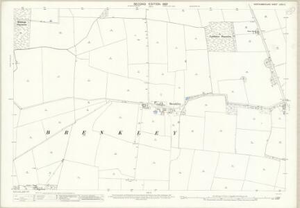 Northumberland (Old Series) LXXX.10 (includes: Brenkley; Horton Grange; Mason; Stannington) - 25 Inch Map