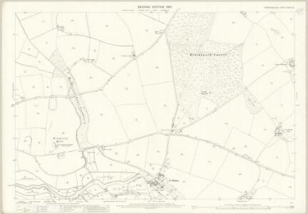 Staffordshire XXXVII.12 (includes: Hopton And Coton; Stafford; Tixall) - 25 Inch Map