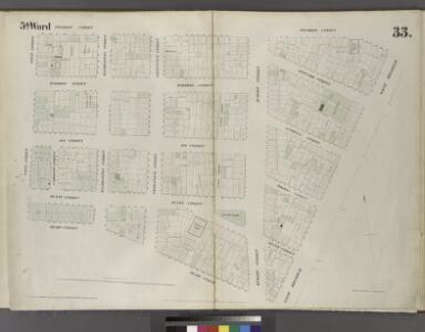 Plate 33: Map bounded by Franklin Street, West Broadway, Reade Street, West Street.