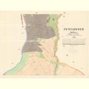 Petrowitz - c5739-1-002 - Kaiserpflichtexemplar der Landkarten des stabilen Katasters