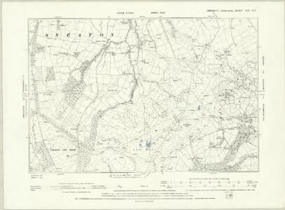 Yorkshire XLVI.NW - OS Six-Inch Map