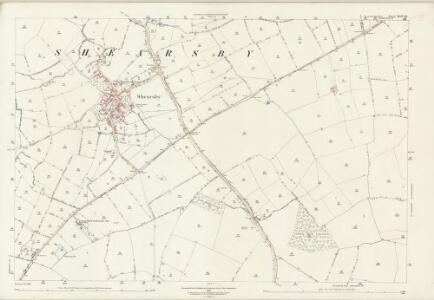 Leicestershire XLIV.16 (includes: Arnesby; Bruntingthorpe; Knaptoft; Mowsley; Saddington; Shearsby) - 25 Inch Map