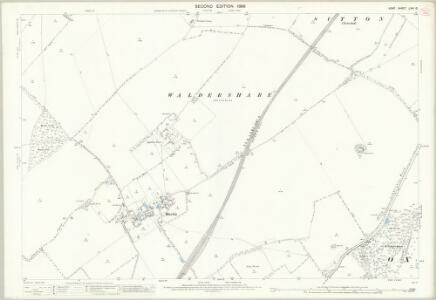 Kent LVIII.15 (includes: East Langdon; Ripple; St Margarets At Cliffe) - 25 Inch Map