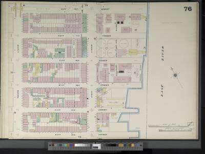 Manhattan, V. 4, Double Page Plate No. 76  [Map bounded by E. 42nd St., East River, E. 37th St., 2nd Ave.]