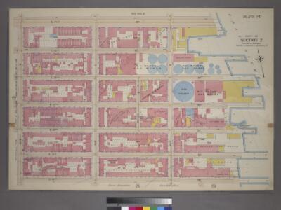 Plate 27, Part of Section 2: [Bounded by E. 14th Street, (East River Piers) Avenue D, E. 8th Street and Avenue B.]
