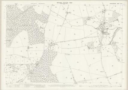 Herefordshire XLV.11 (includes: Llanwarne; Much Dewchurch; Orcop) - 25 Inch Map