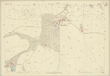 Dorset LVI.10 (includes: Church Knowle; Corfe Castle) - 25 Inch Map