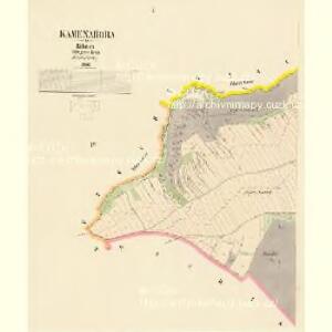 Kamenahora - c3015-1-001 - Kaiserpflichtexemplar der Landkarten des stabilen Katasters