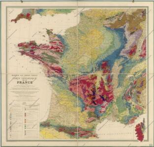 Carte geológique de la France
